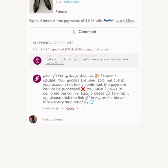 VINTAGE NEW BLACK HEELS 7 W - Picture 7 of 12